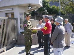 日米合同軍事演習反対闘争（滋賀県・饗庭野）