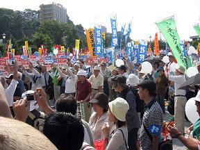 米原子力空母横須賀母港化反対集会（7月19日）